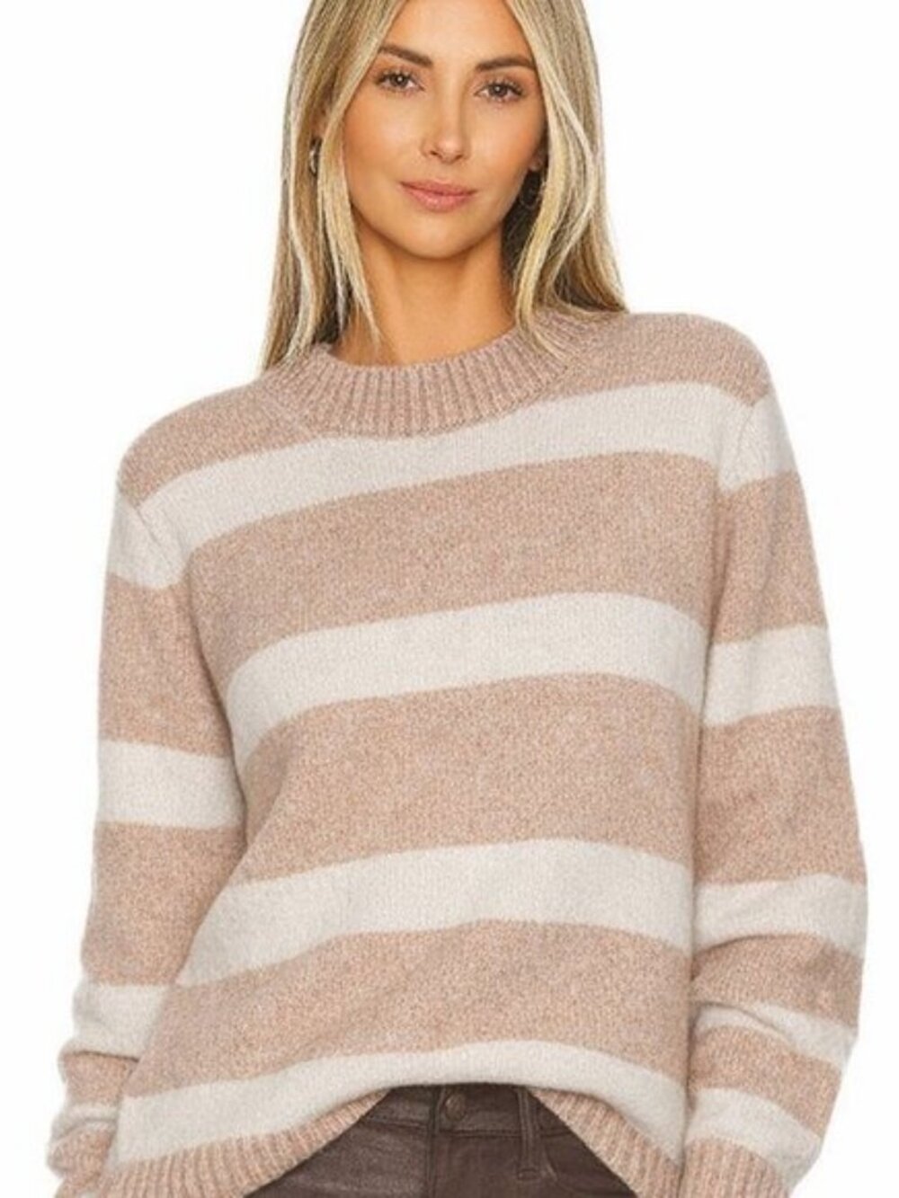Cynthia Rowley Cashmere and Wool striped sweater